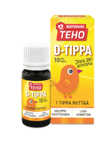 Витамин D для взрослых и детей Teho vitamin D - tippa 8мл
