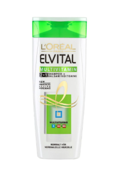 Мультивитаминный 2в1 шампунь и кондиционер L'Oréal Paris Elvital 250 мл для нормальных волос
