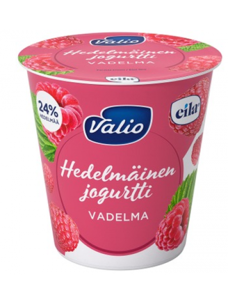 Йогурт Valio hedelmäinen jogurtti 150г малина без лактозы