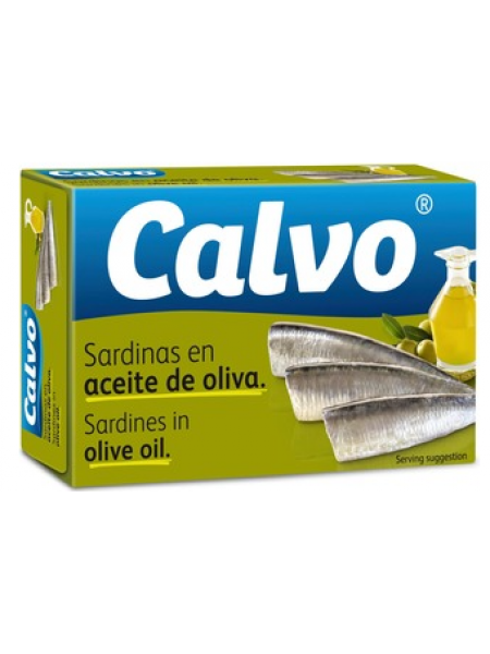 Сардины в оливковом масле Calvo Sardiini Oliiviöljyssä 120/84г